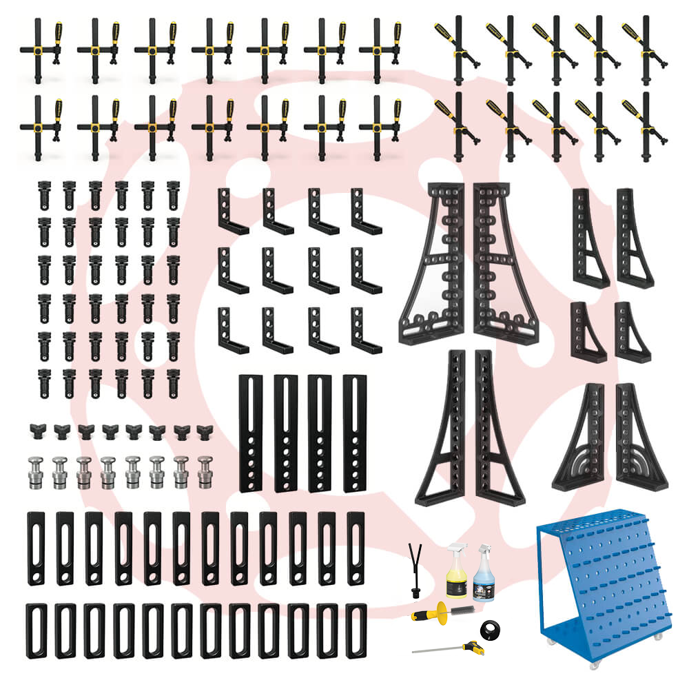 4-283500: Set 5, 127 Piece Accessory Kit for the System 28 Metric Series Welding Tables