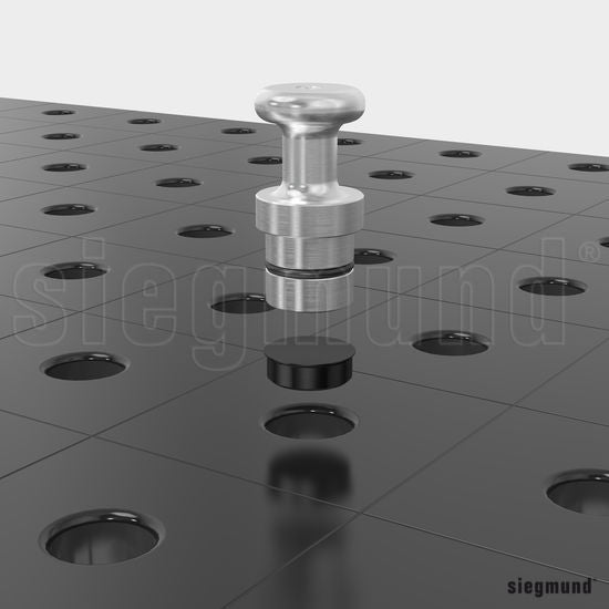 Cover Cap / Pack of 10 Steel Caps for the System 28 Welding Tables Ø 28 (Item No. 2-280238.1.10) - Siegmund Welding Tables and Fixtures USA - A Division of Quantum Machinery Group