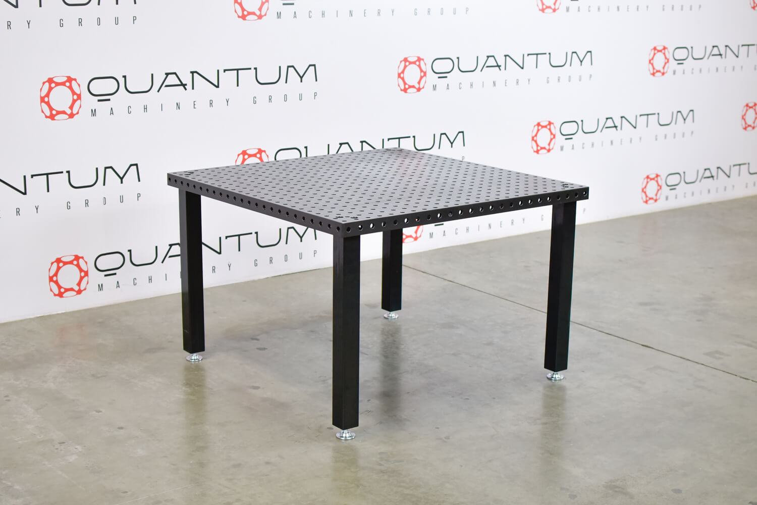 System 16 1000x1000mm (39"x39") Siegmund "BASIC" Welding Table (Item No. 4-161010.P) - Siegmund Welding Tables and Fixtures USA - A Division of Quantum Machinery Group