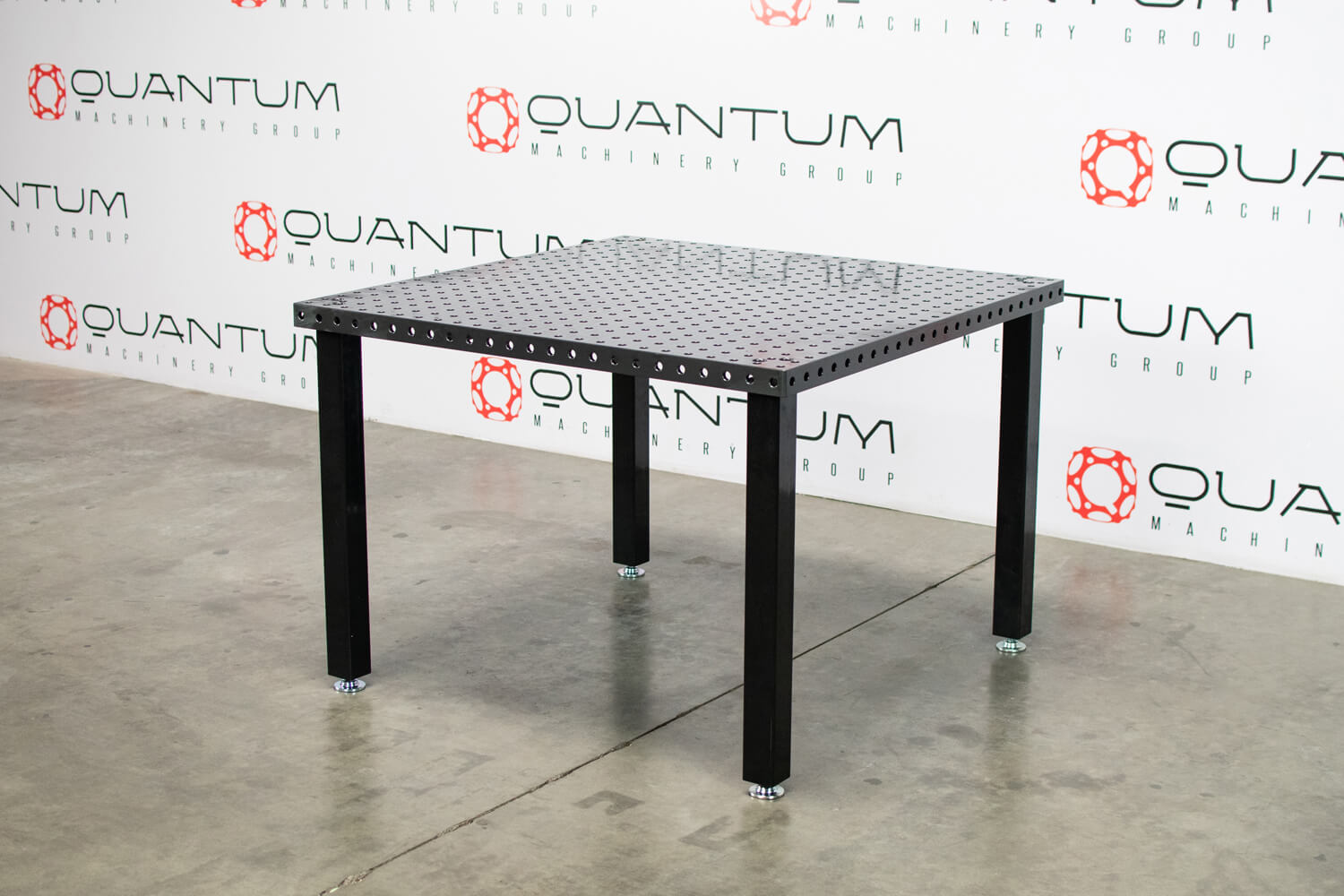 System 16 1200x1200mm (47"x47") Siegmund "BASIC" Welding Table (Item No. 4-161015.P) - Siegmund Welding Tables and Fixtures USA - A Division of Quantum Machinery Group