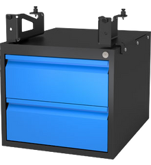 2-161990.1: Lockable 2 Drawer Sub Table Box Set for System 16 Basic Welding Tables