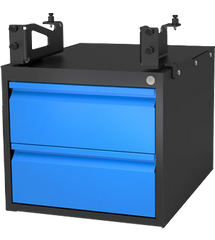 2-160990.1: Lockable 2 Drawer Sub Table Box Set for the System 16 Welding Tables