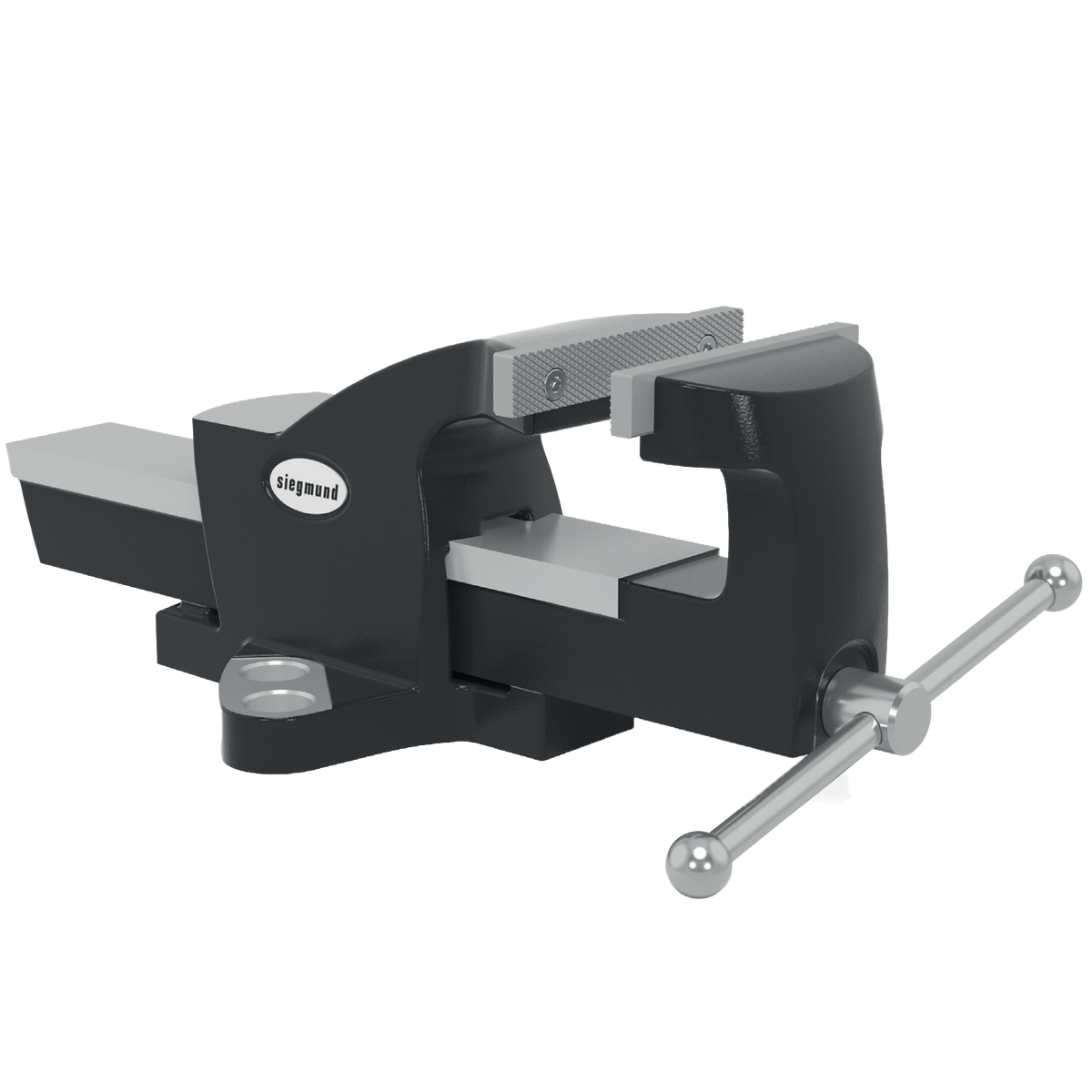 US004330: 5-7/8" Bench Vise with 1-1/10" Boreholes for the System 28 Imperial Series Welding Tables