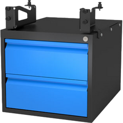 US162990.1: Lockable Sub Table Box Including 2 Drawers for the System 16 Imperial PLUS Series Welding Tables