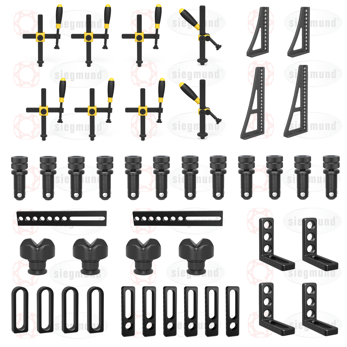 US163200: Set 2, 50 Piece Accessory Kit for the System 16 Imperial Series Welding Tables