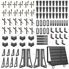 US163500: Set 5, 112 Piece Accessory Kit for the System 16 Imperial Series Welding Tables