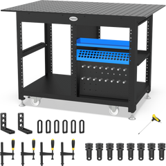 US167341: System 16 Workstation with "Set B" Including 2.8'x4' (32"x48") Perforated Plate (Siegmund Imperial Series)