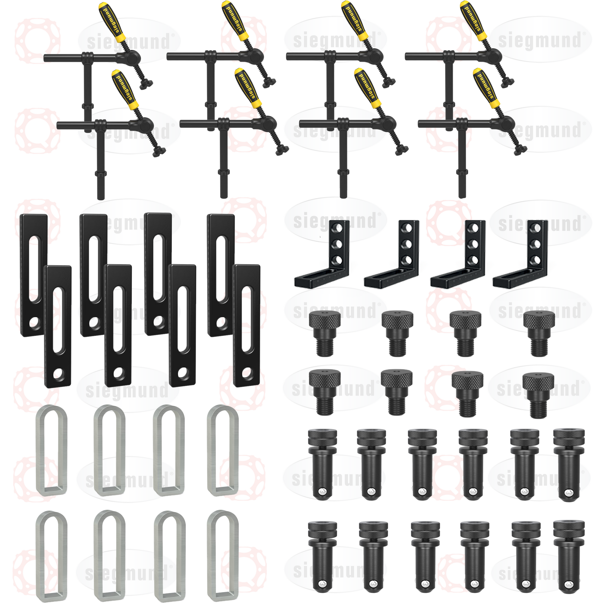 FIT N RACK Fit'& Rack SAN-001 - Kit sangles de suspension x2 black/yellow -  Private Sport Shop