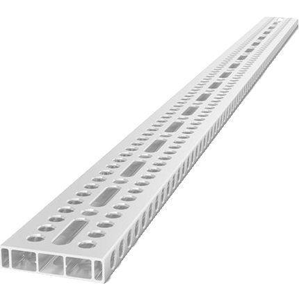 USAR16014183.VL: 6' x 4" Aluminum Profile Bracket with Elongated Holes for System 16 Imperial Series